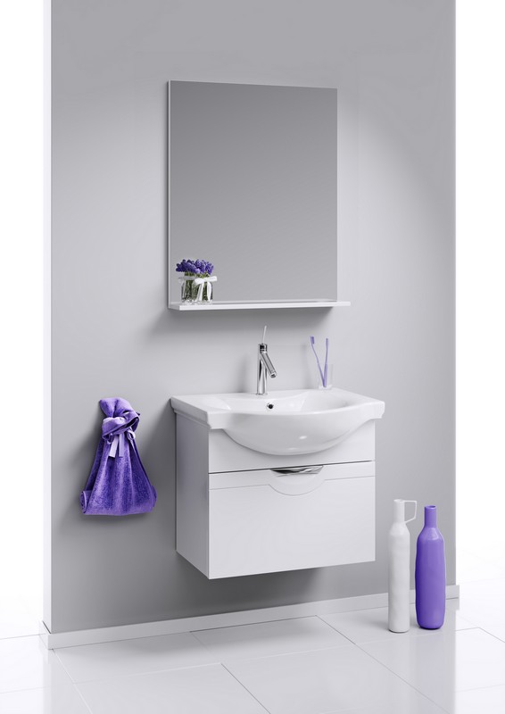 Vitra Arkitekt Раковина 66см, цв. белый AQWELLA N-Line 4047B0030001 - Вид №3