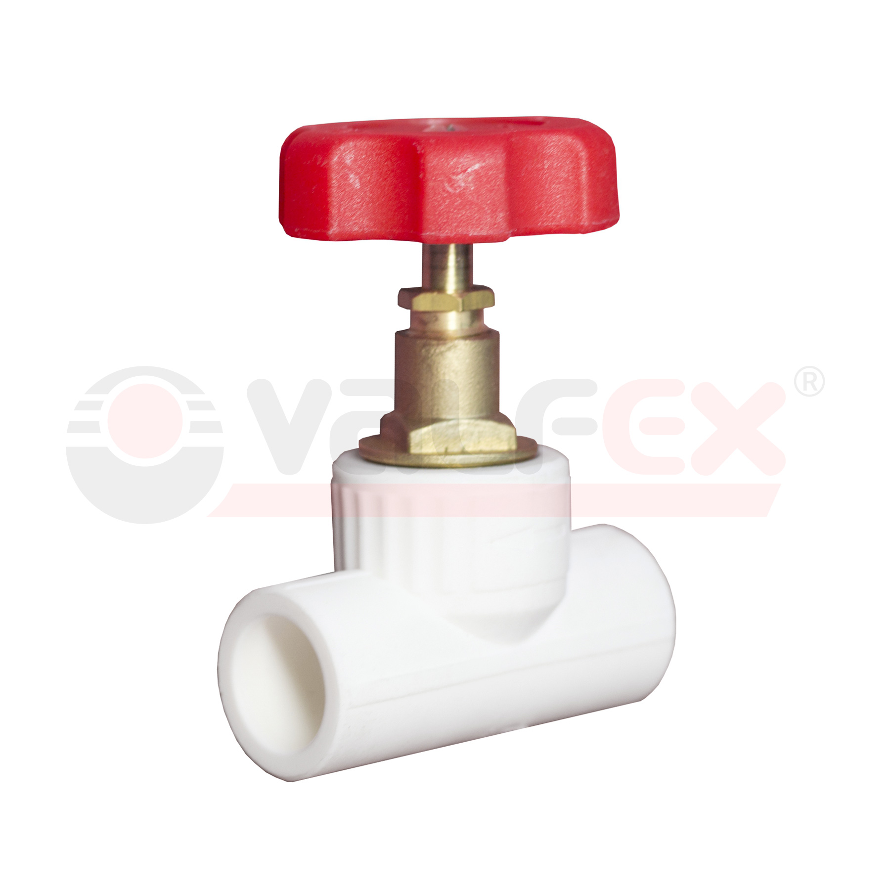 10146025 Valfex Вентиль проходной полипропиленовый 90° 