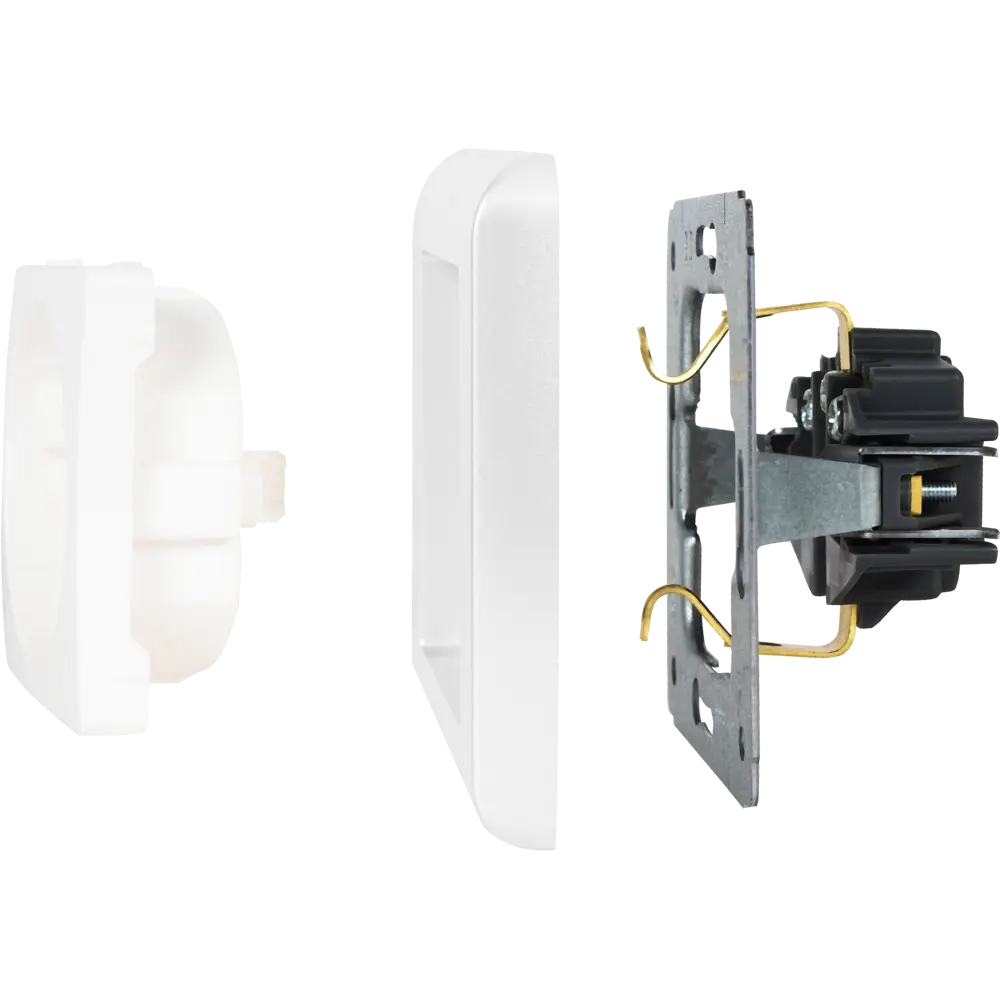 Рамка WERKEL Stream на 2 поста — серебристая рифленая для розеток и выключателей 82125384 STLM-0019713 - Вид №2