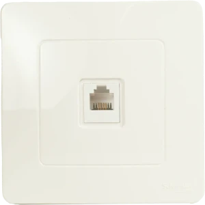 Телефонная розетка встраиваемая Systeme Electric Blanca RJ11 цвет молочный 86728836 STLM-2006479