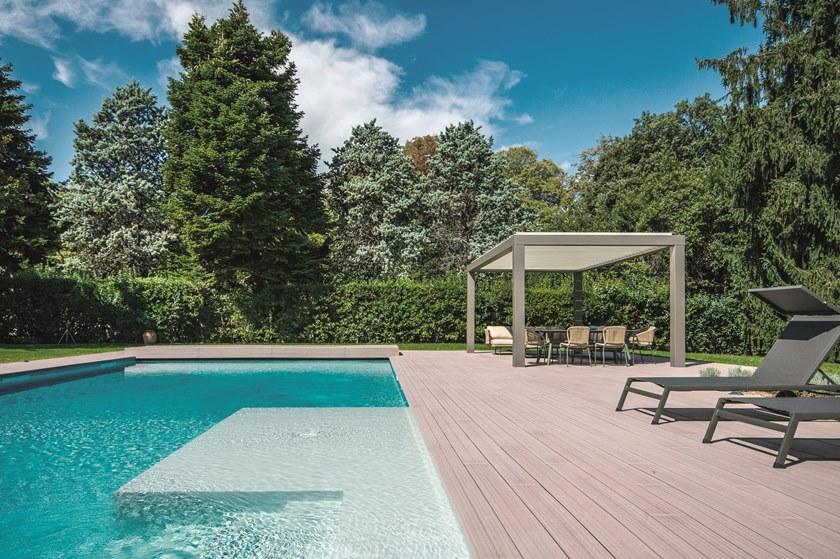 BT Group Отдельностоящая алюминиевая пергола с регулируемыми жалюзи Prestige sun-id-1416627 - Вид №2