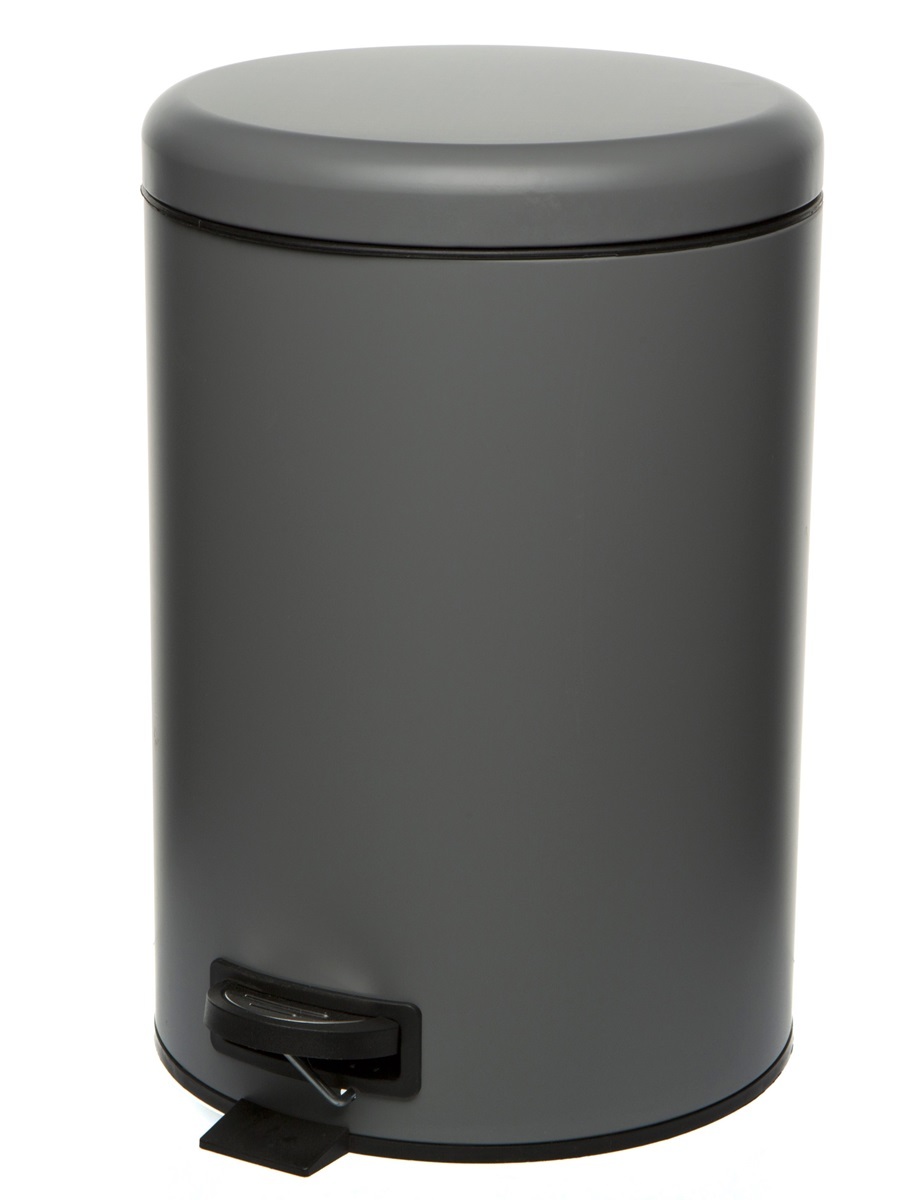 Вёдра с педалью и крышкой Pavo 12L Grey NAVAKO 11542