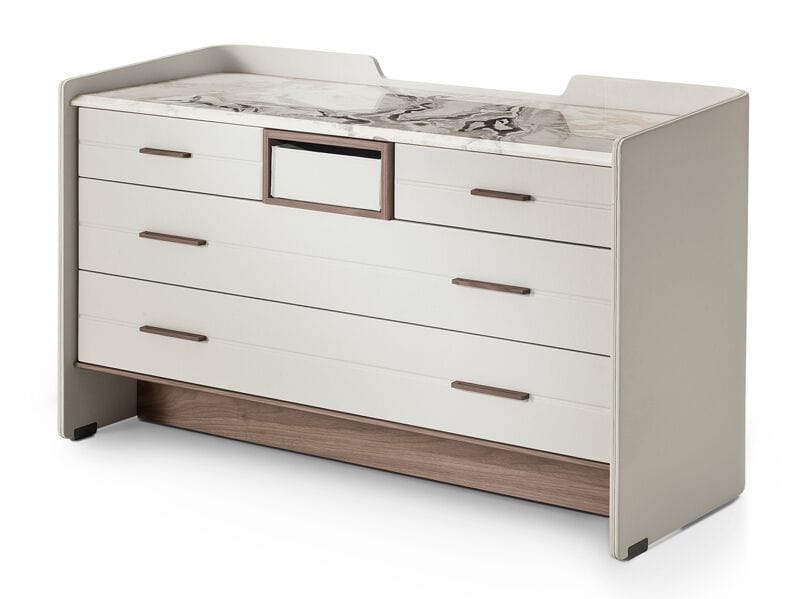 Деревянный комод с мраморной столешницей i 4 Mariani Жан Мари ARCH-00046569