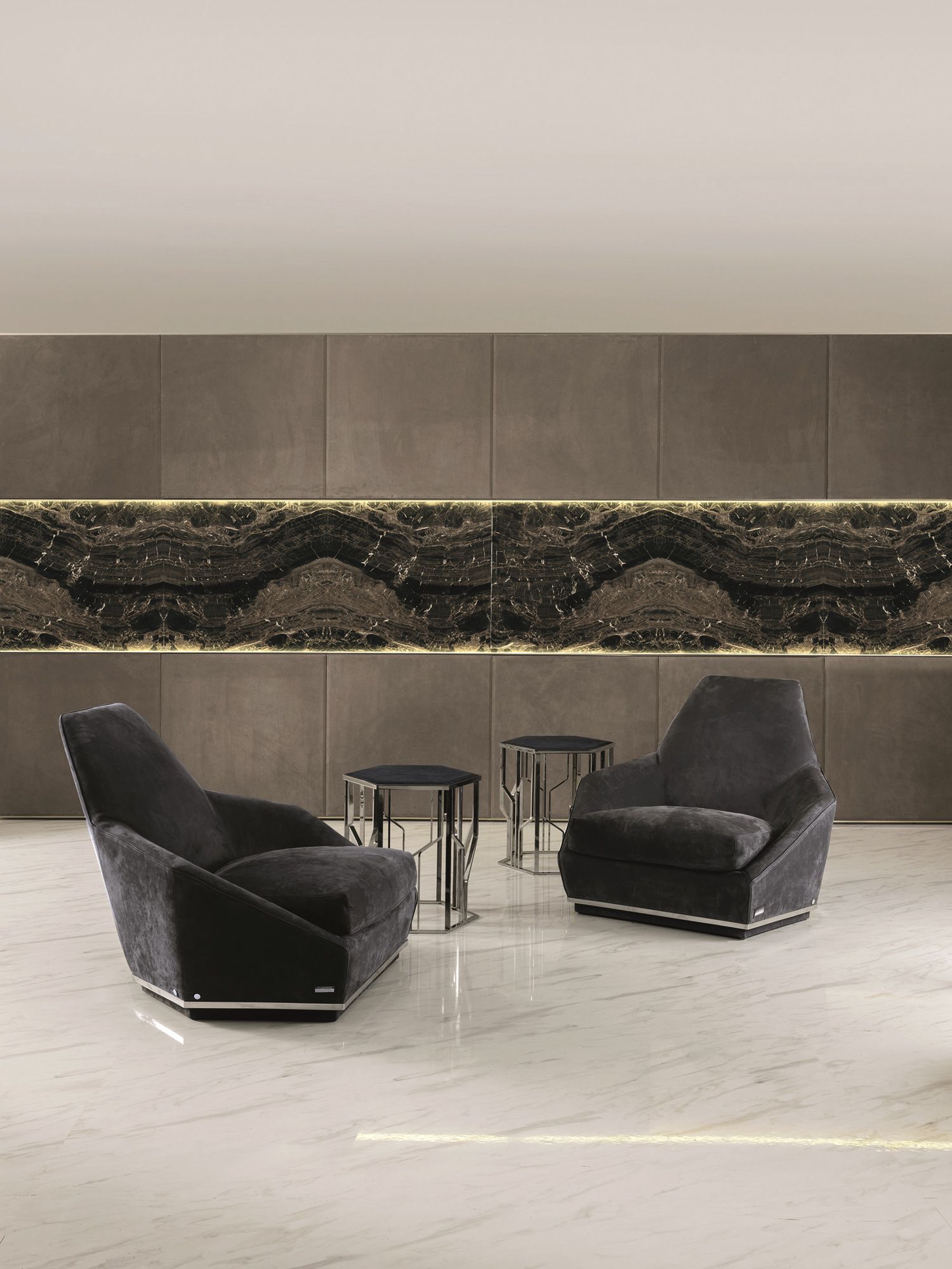 Кожаное кресло с подлокотниками Longhi Loveluxe ARCH-00078289 - Вид №4