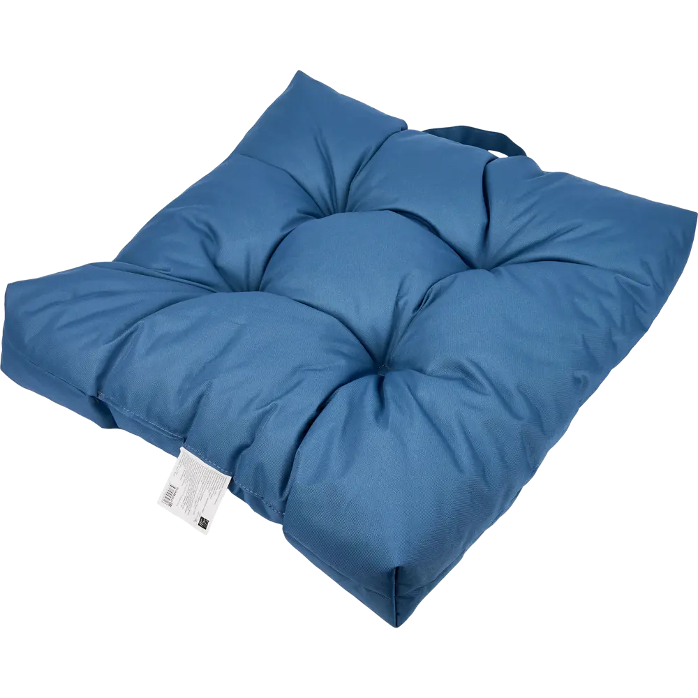 Сидушка для пикника Linen Way 50x50 см цвет серо-синий Уличная подушка STLM-2186905 - Вид №1