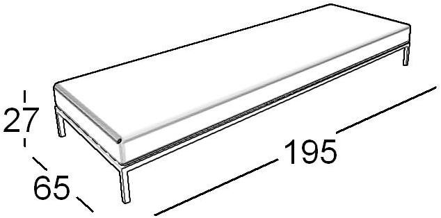 Luxy Мягкая скамья Cube sun-id-1426890 - Вид №5