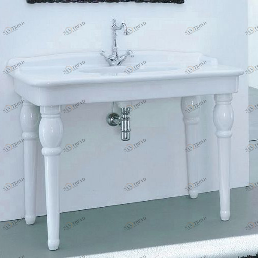 Раковина подвесная консоль белая white HEL004 ArtCeram HERMITAGE Collections (112)