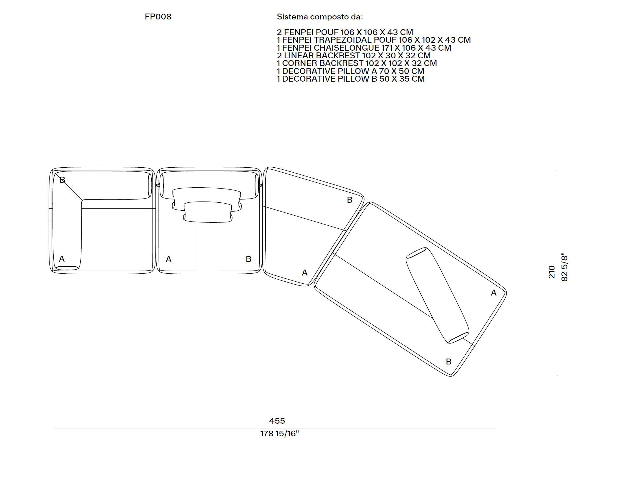 Модульный диван Paolo Castelli Акварель ARCH-00080533 - Вид №4