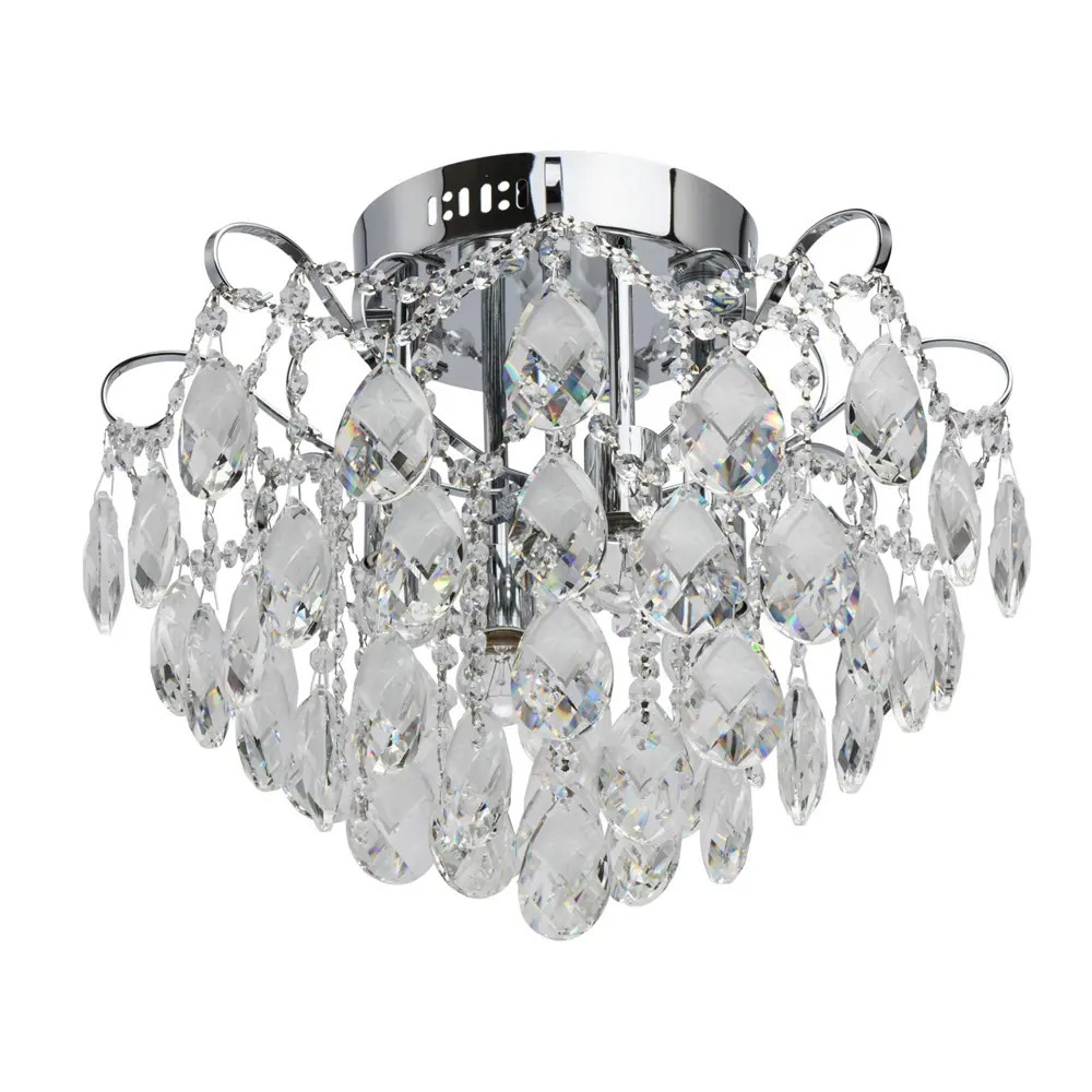 Люстра потолочная «Бриз», 4 лампы, 16.46 м², регулируемый белый свет, цвет хром DE CITY STLM-2118796