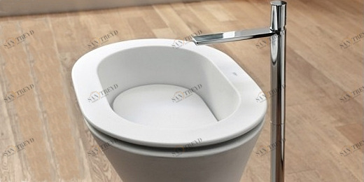 AMLA65 Встроенная раковина под столешницу овальная Ceramica Cielo 