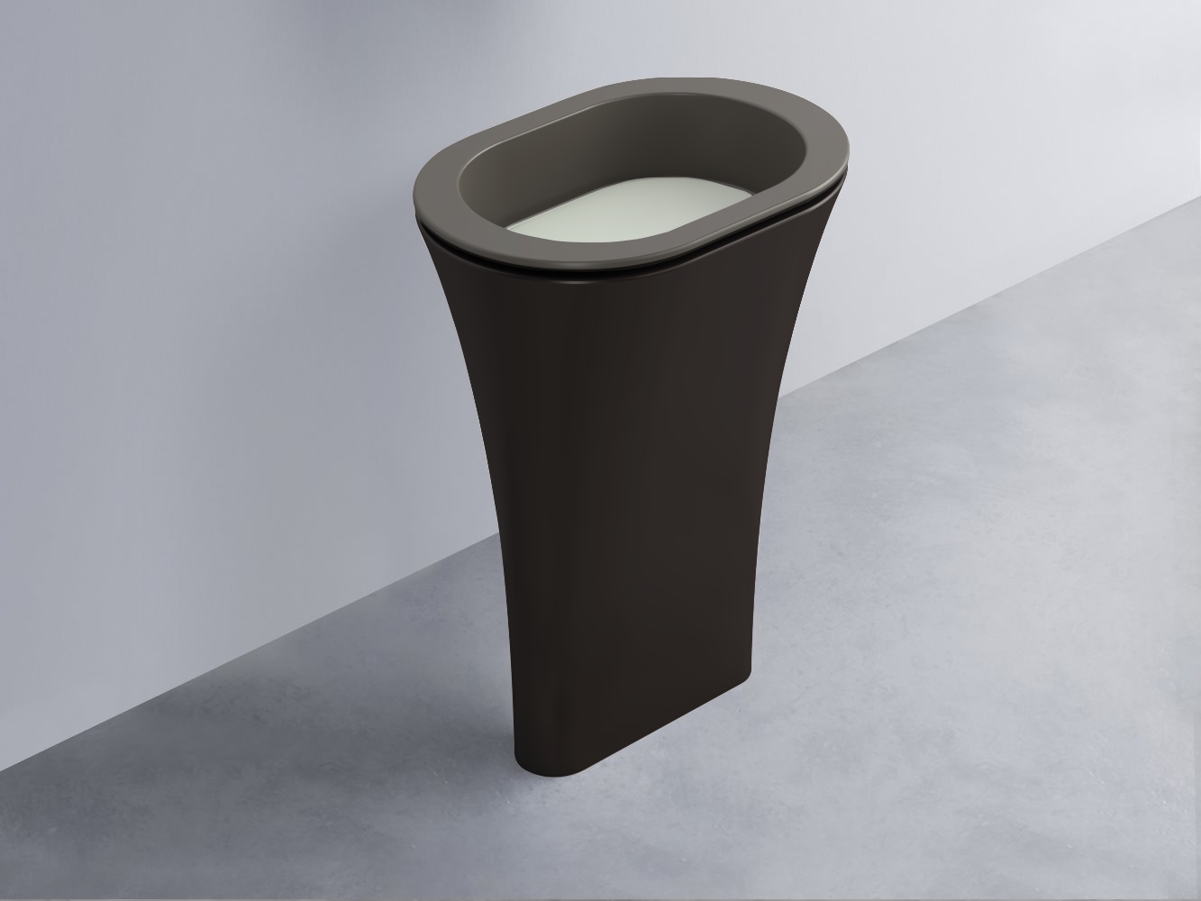 AMLA65-FN+AMPILO-PM+AMCOLO-LV Раковина Amedeo Ovale отдельностоящая cielo Enjoy + Amedeo Ceramica Cielo