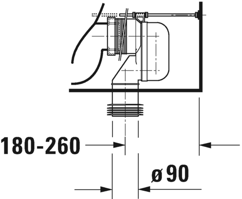 0128090000 Компакт унитаз с бачком Белый Duravit Starck 3 Германия - Вид №10