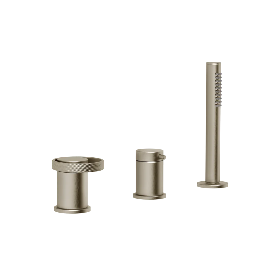 Смеситель для ванны 63347 149 Gessi Anello МАТОВЫЙ НИКЕЛЬ FINOX 63347149