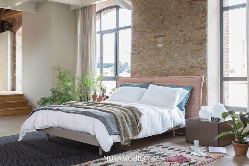 Novamobili Двуспальная кровать с мягким изголовьем sun-id-1432070 - Вид №1