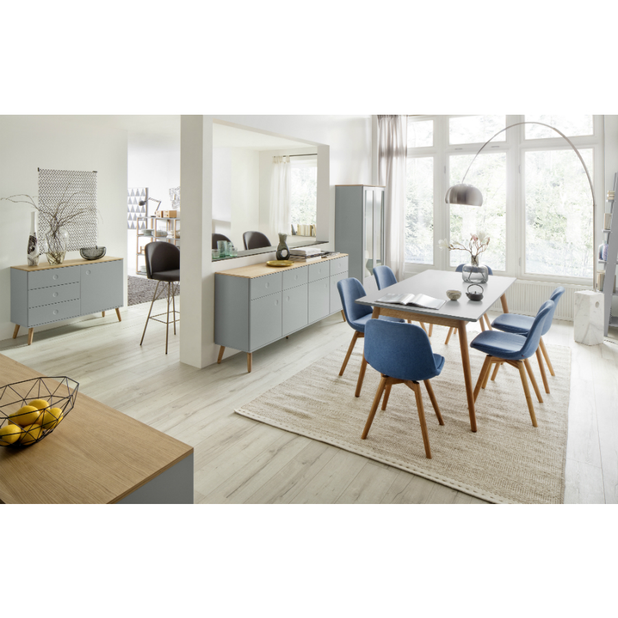 Сервант Tenzo Dot, 79х109х43 см, дуб, серый 1674612 - Вид №1