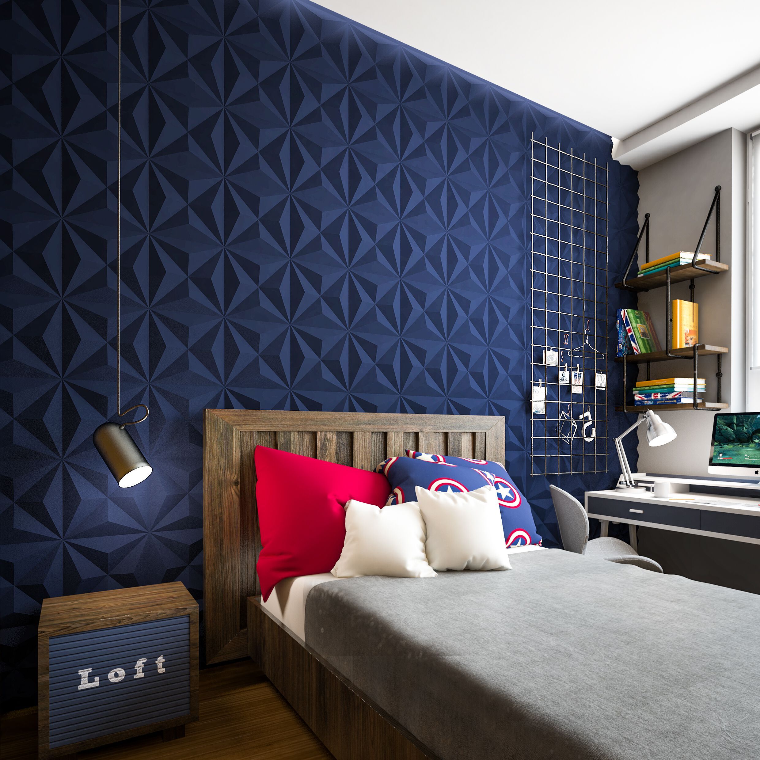 Трехмерное гипсовое покрытие WallDeco M-Modern ARCH-00047011 - Вид №1