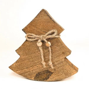 Украшение новогоднее "Ель деревянная" Wooden tree, 15х14х2,5 см ENJOYME  253082 Золото