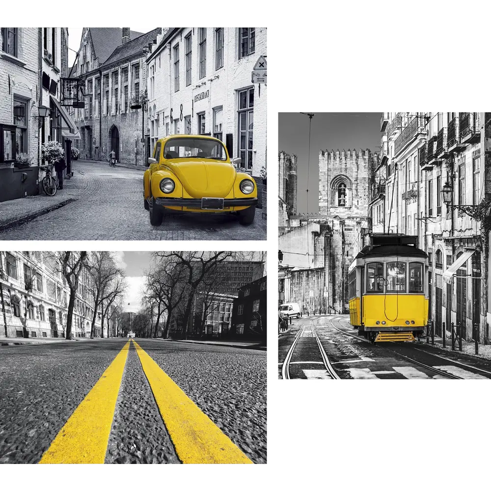 Постер Яркий акцент 39x49 см 3 шт АРТ ДИЗАЙН STLM-2008810