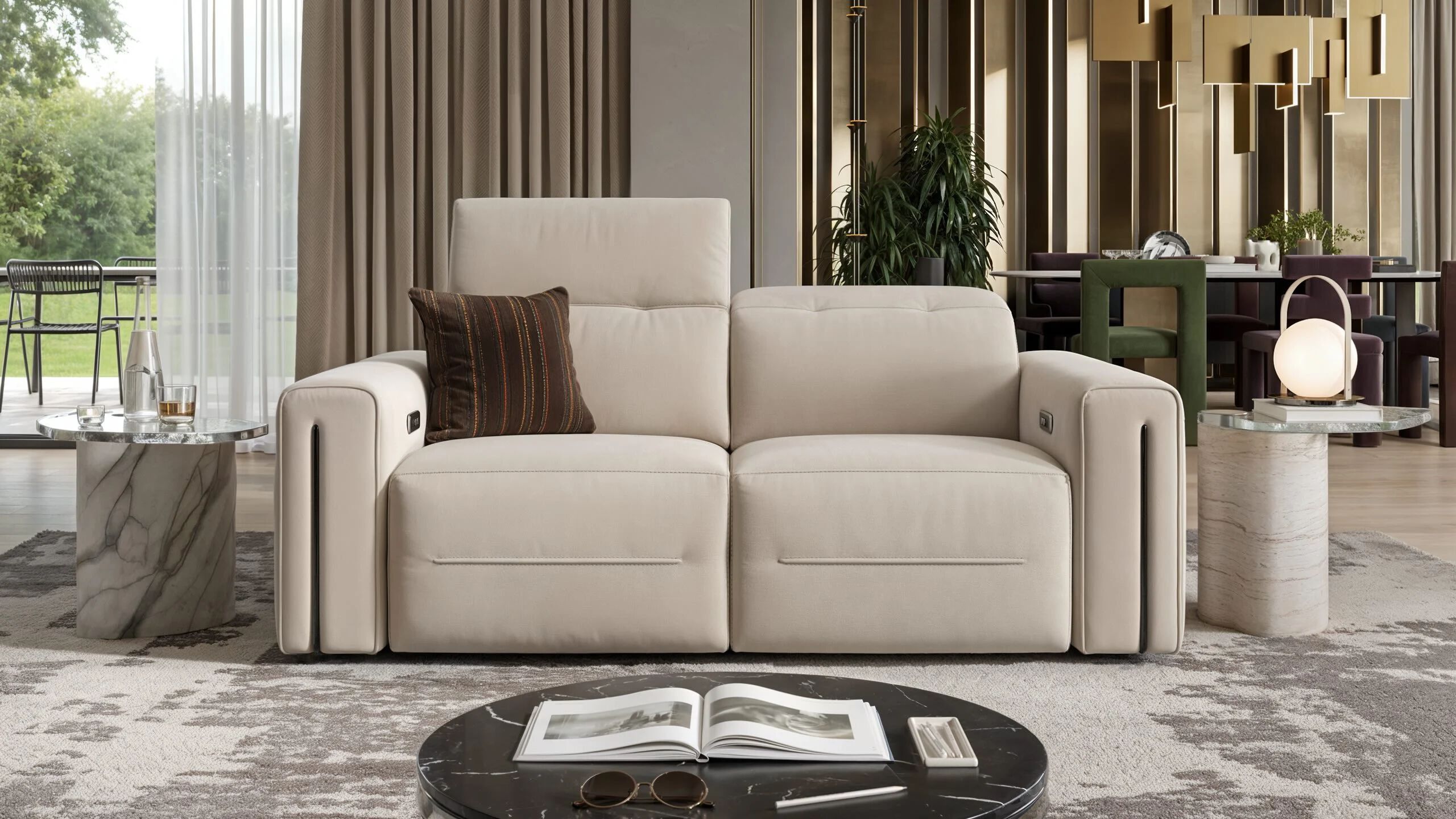 2-местный тканевый диван Sofanella Канны ARCH-00105108 - Вид №6