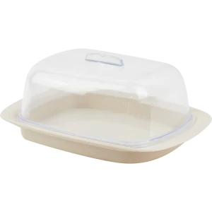 Масленка для масла Idi Land Verona 170x115x70 мм полипропилен цвет бежевый