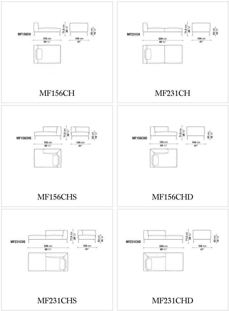 B&B Italia Секционный кожаный диван Michel sun-id-1368103 - Вид №8