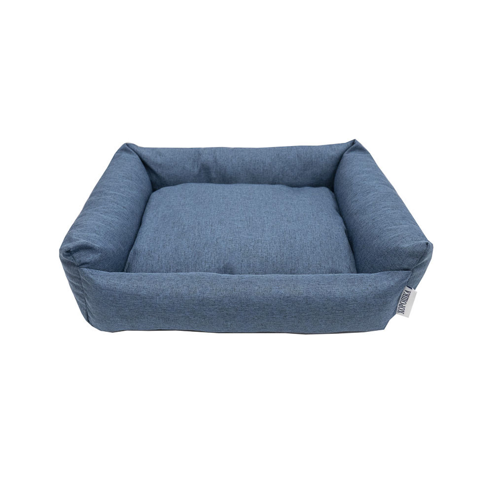 ПР0057680 Лежак для животных 60х50х18см синий ХОРОШКА 