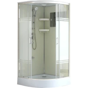 Душевая кабина Sensea Aurora 1/4 круга низкий поддон 90х90 см 82422697 STLM-2120738