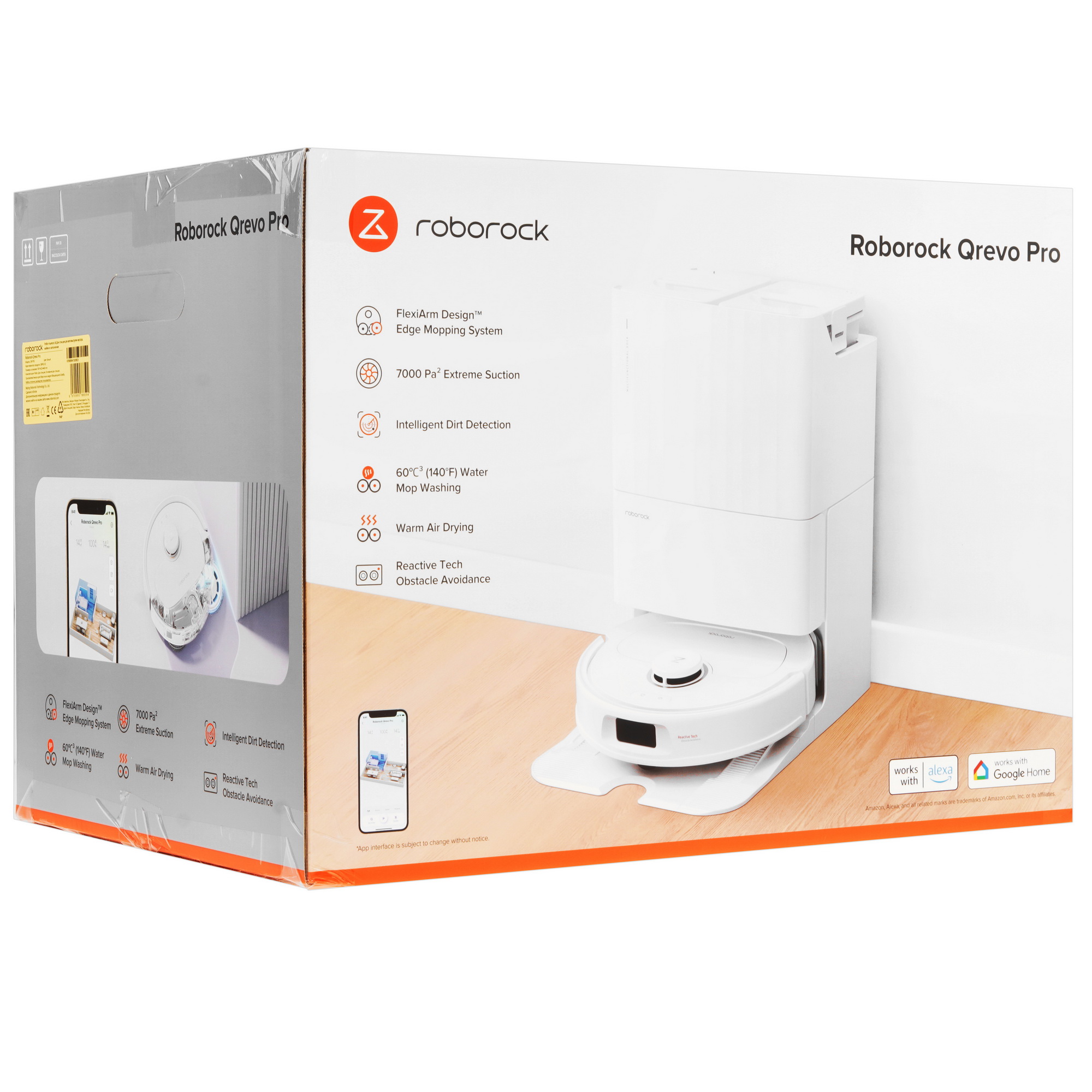 5465271 Робот-пылесос Roborock Q Revo Pro белый STDN-0139020 - Вид №12