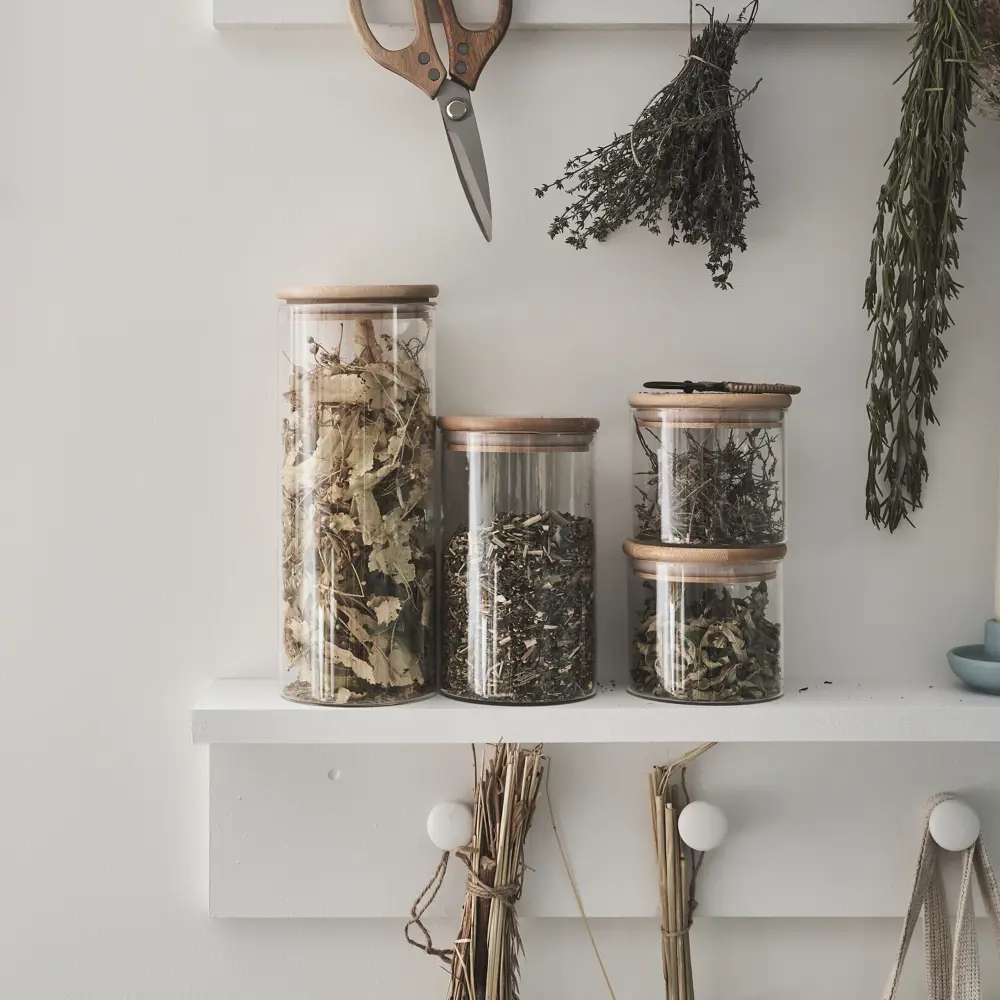 Банка Delinia 1.4 л стекло/бамбук цвет прозрачный STLM-2008321 - Вид №4