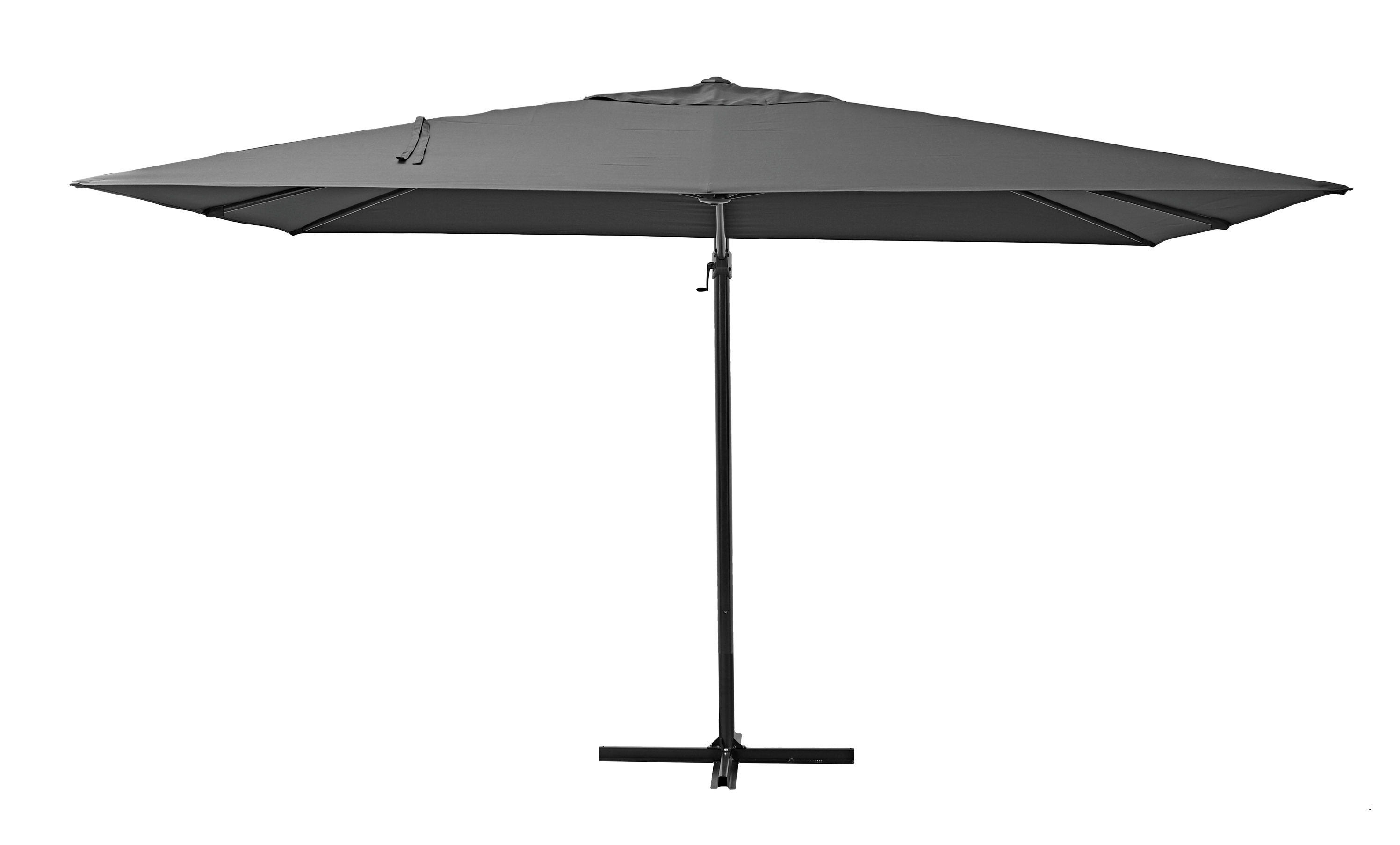 NATERIAL Зонт пляжный с боковой стойкой Aura 281x386 см, серый 82232818 STLM-0022480 - Вид №3