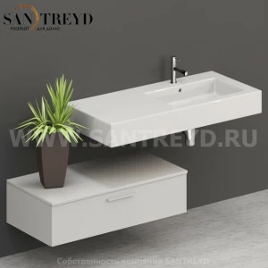 T10052BT2 Столешницы для использования в сочетании с тумбами и открытыми тумбами 100 см серая Globo ARREDO WOOD Италия