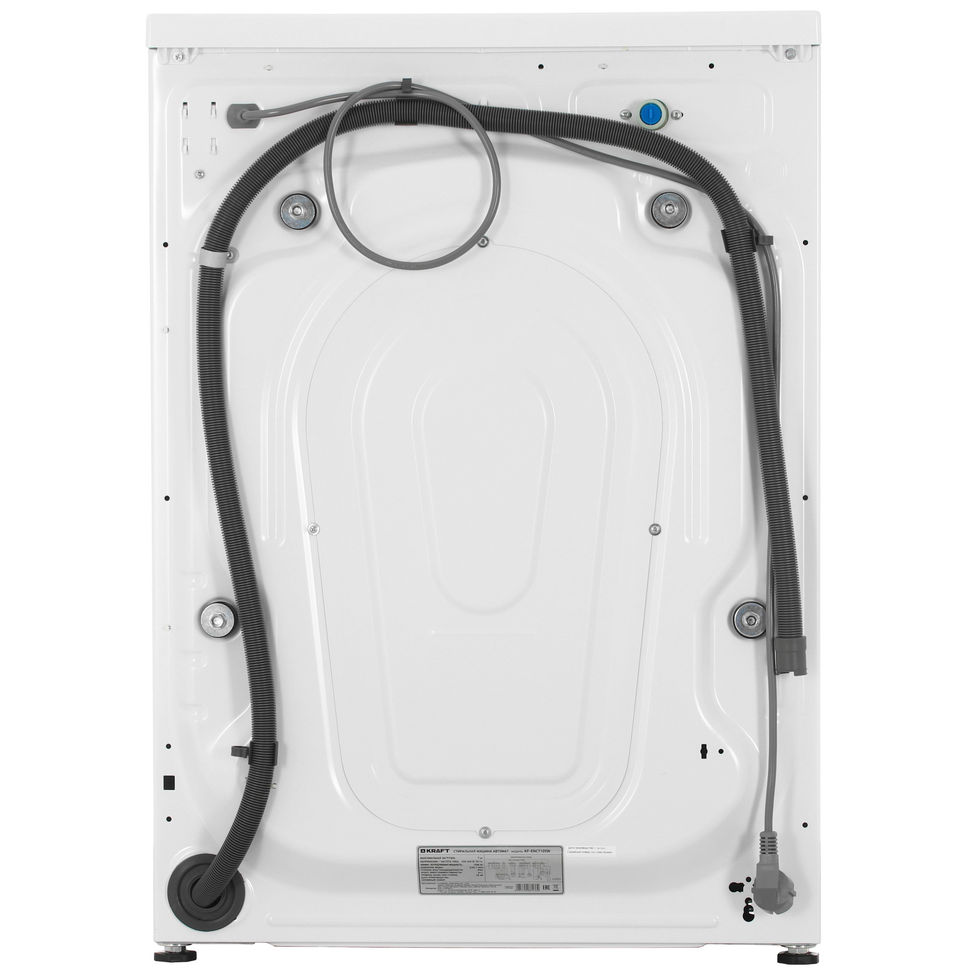 9008791 Стиральная машина KRAFT KF-ENC7105W белый STDN-0112496 - Вид №9