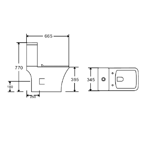 Компакт унитаз с бачком Белый ORANGE  Китай sun-id-1516801 - Вид №6