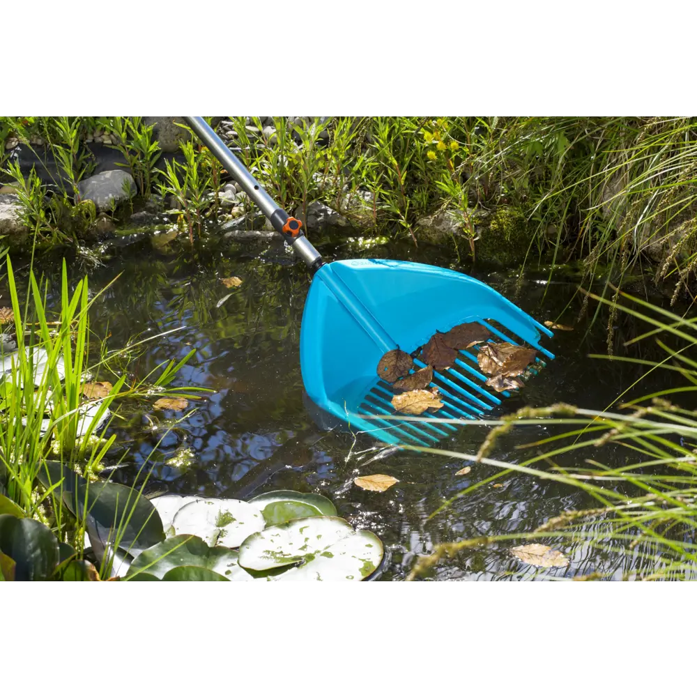 Грабли прямые Gardena комбисистема 18 зубьев 130 см пластик с черенком STLM-2182236 - Вид №4