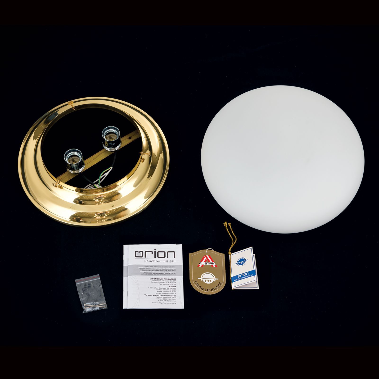 Стеклянный потолочный светильник Orion Wiener Nostalgie ARCH-00123064 - Вид №4