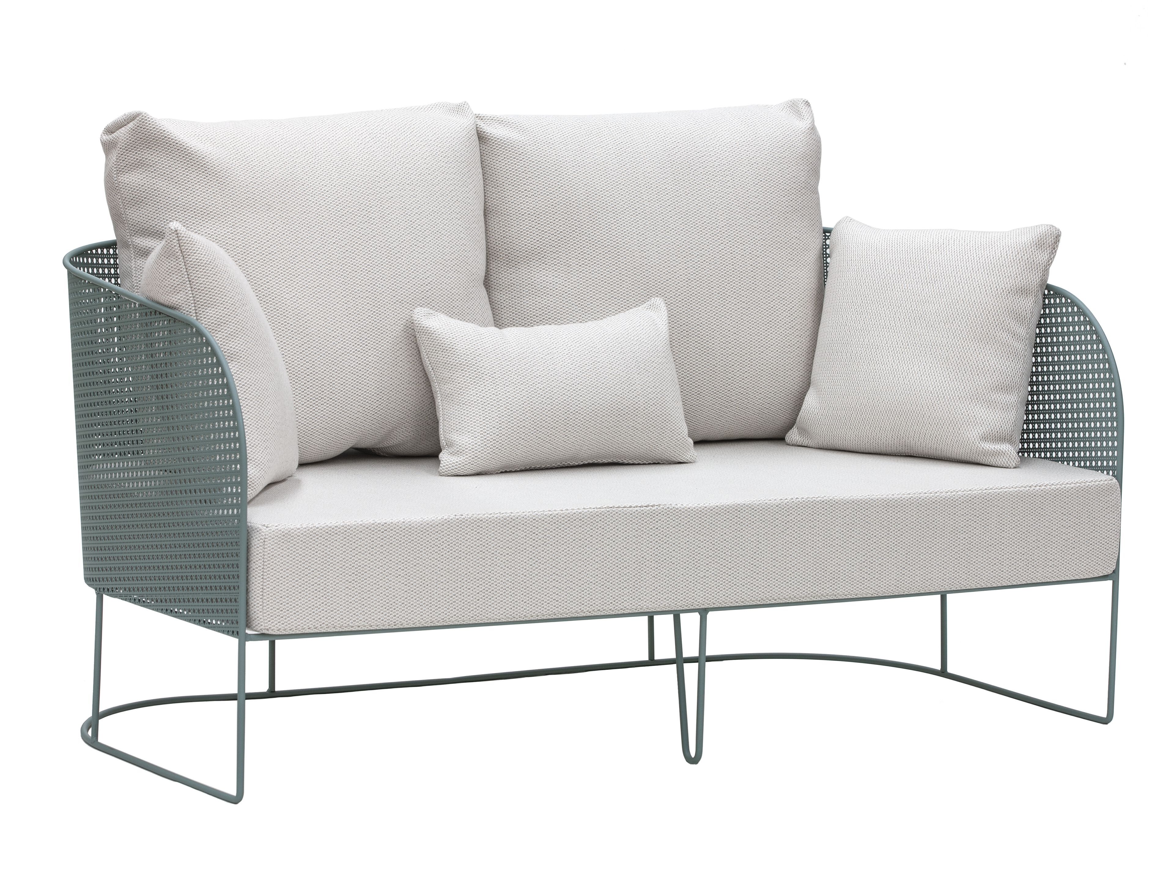 Садовый диван из ткани и стальной конструкции iSimar ARCH-00133602