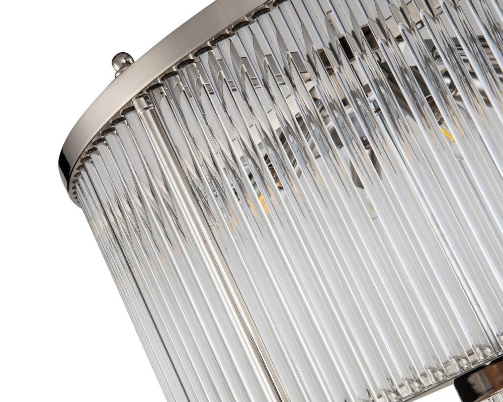 Светильник подвесной 60х55 см никель Marat KG0926P-9 nickel DELIGHT COLLECTION ДИЗАЙНЕРСКИЕ 00-3883092 Прозрачный;серебро  - Вид №3