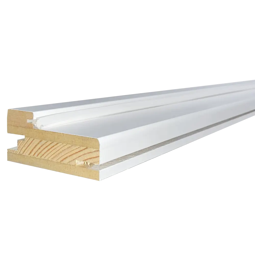 Комплект дверной коробки твинвуд белый 2370x74x34 мм (2.5шт.) BELWOODDOORS STLM-2119603