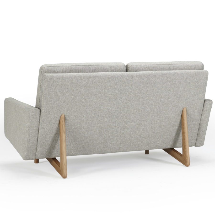 Диван двухместный Egsmark с мягкими подлокотниками, лакированный дуб, темно-песочный Kragelund 20002202244 - Вид №7