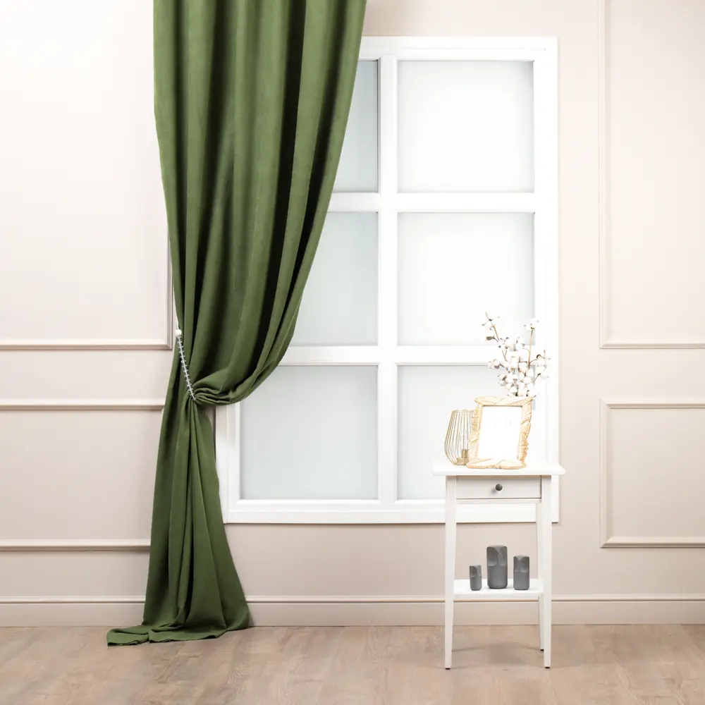 TEX REPUBLIC Канвас для штор оливково-зеленый 300 см 89383310 STLM-1565004 - Вид №3