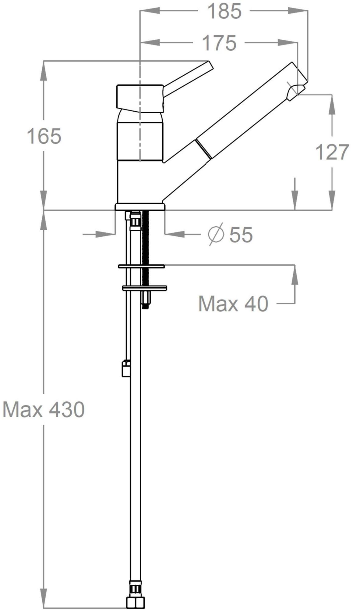 Fir Italia Смеситель для кухни на столешнице Modern kitchens 8476112 - Вид №2
