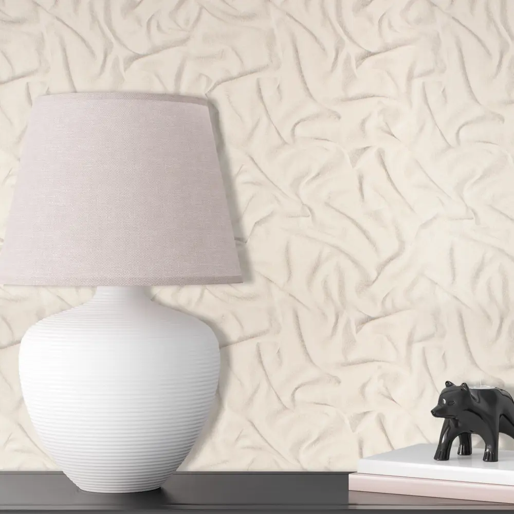 Обои флизелиновые Belvinil Розы бежевые 1.06 м 0204-61 (11ЭСБ3) STLM-2052108 - Вид №2