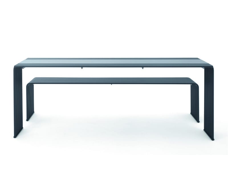 Прямоугольный металлический стол для общественных мест Urbantime Zeroиндексы.015 ARCH-00023102 - Вид №2