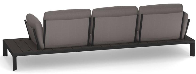 emu 3-х местный тканевый садовый диван Tami Art. 765 - Вид №1