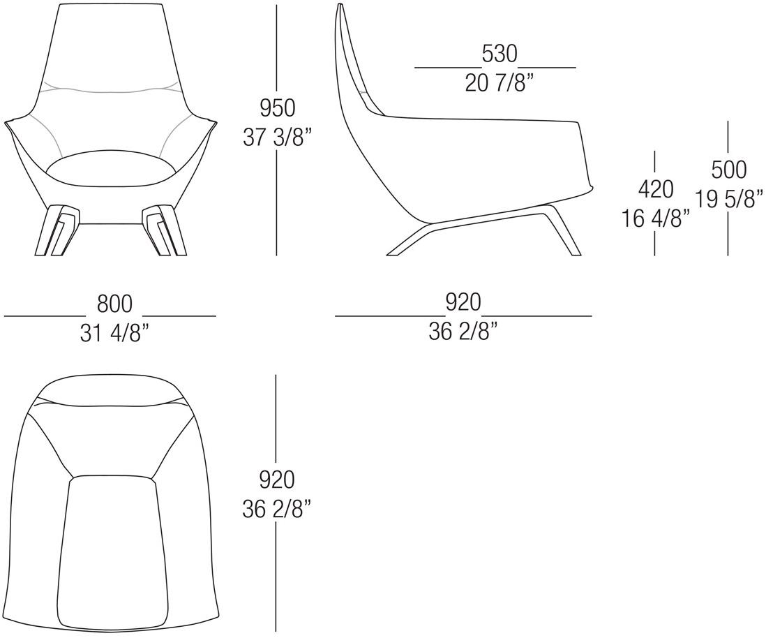 MisuraEmme Мягкое бархатное кресло с подлокотниками Atelier sun-id-1502205 - Вид №15