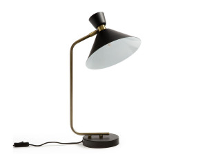 Регулируемая металлическая настольная лампа