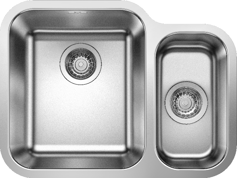 525217 Кухонная мойка Blanco Supra 340/180-U чаша слева, с клапаном-автоматом  Blanco Supra - Вид №1