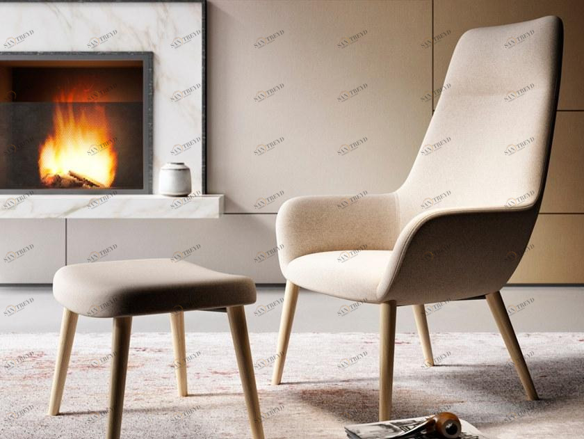 Quadrifoglio Кресло из ткани с подлокотниками и подголовником City sun-id-1400019