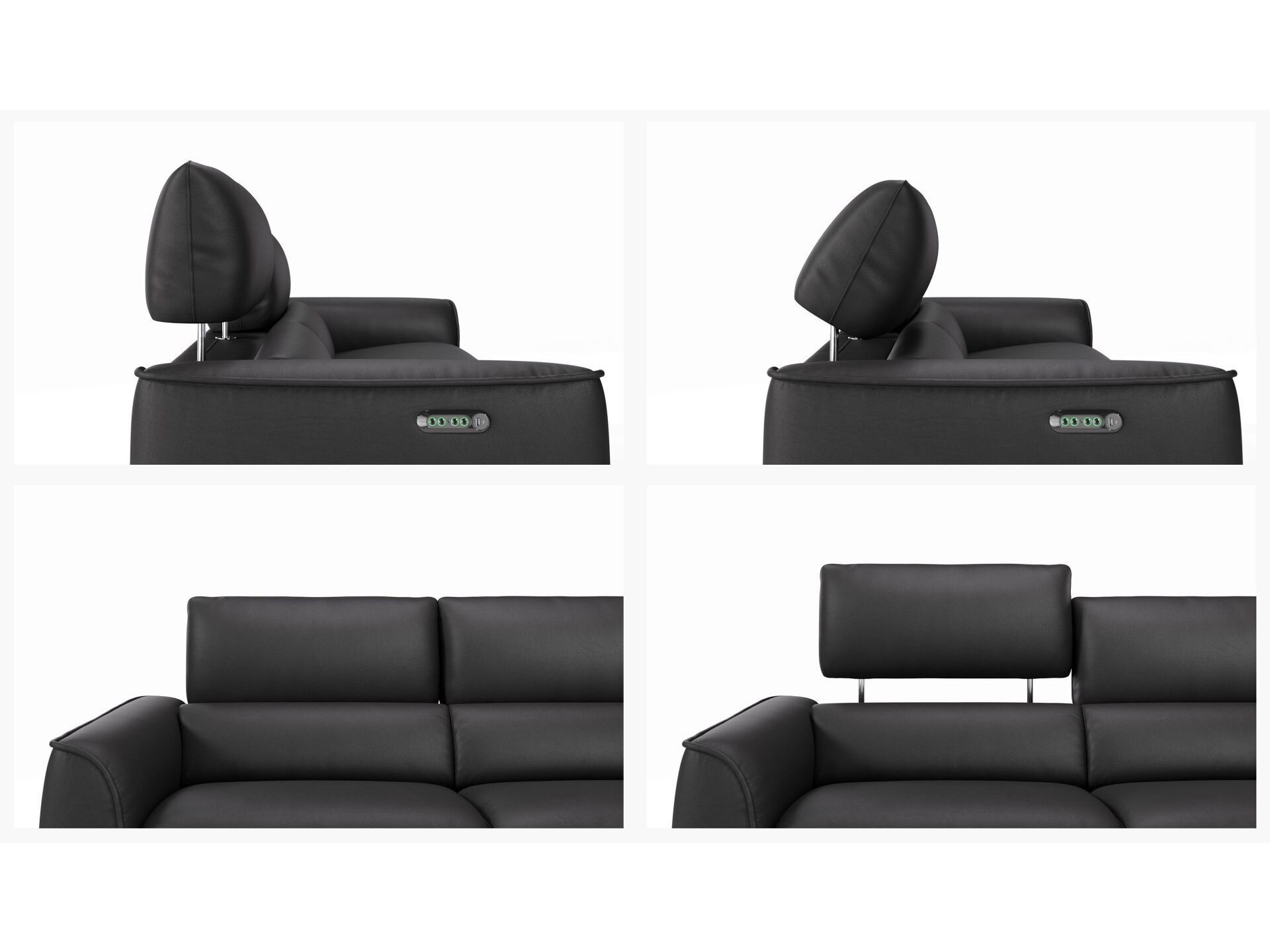 3-местный кожаный диван Sofanella Комо ARCH-00118042 - Вид №3