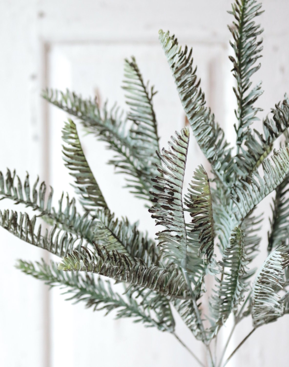 4378 809 a3 Имитация куста папоротника, 35 см, зелено-серый H-andreas 